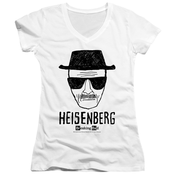 Breaking Bad Heisenberg - Juniors V-Neck T-Shirt Juniors V-Neck T-Shirt Breaking Bad   