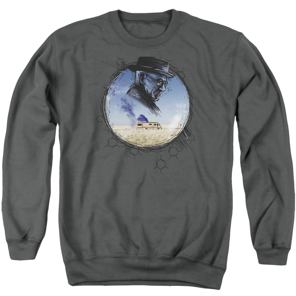 Breaking Bad Crystal - Men's Crewneck Sweatshirt Men's Crewneck Sweatshirt Breaking Bad   