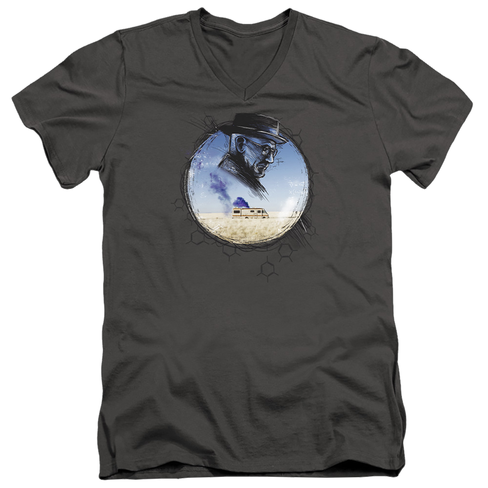 Breaking Bad Crystal - Men's V-Neck T-Shirt Men's V-Neck T-Shirt Breaking Bad   