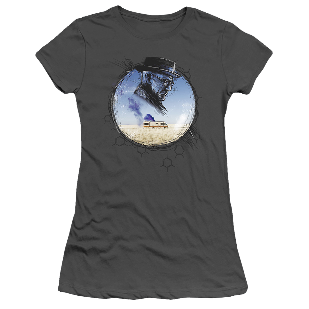 Breaking Bad Crystal - Juniors T-Shirt Juniors T-Shirt Breaking Bad   