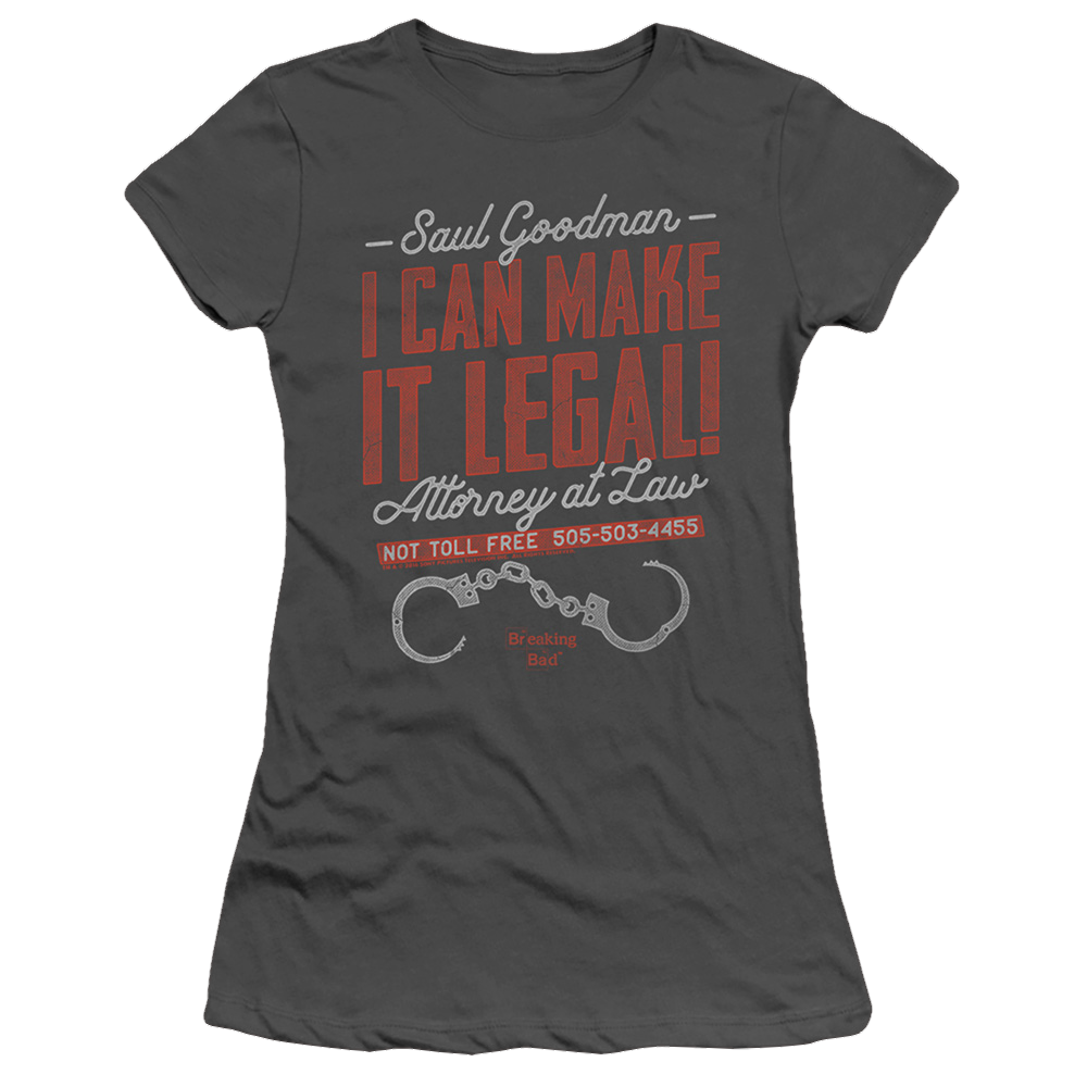Breaking Bad Make It Legal - Juniors T-Shirt Juniors T-Shirt Breaking Bad   