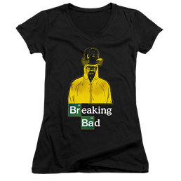 Breaking Bad Hazmat - Juniors V-Neck T-Shirt Juniors V-Neck T-Shirt Breaking Bad   