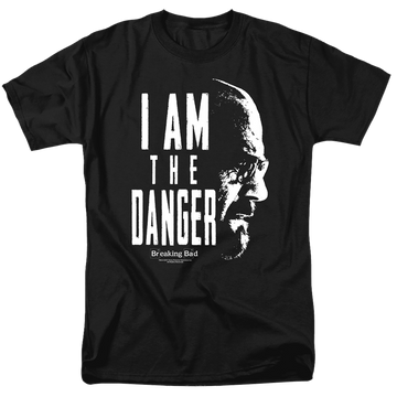 Black men's regular fit t-shirt with Breaking Bad The Danger graphic
