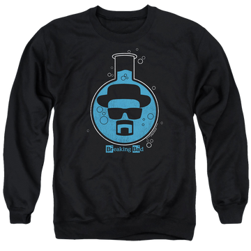 Black men's crewneck sweatshirt with Breaking Bad Bad Breaker graphic