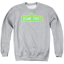 Sesame Street Logo - Men's Crewneck Sweatshirt Men's Crewneck Sweatshirt Sesame Street   