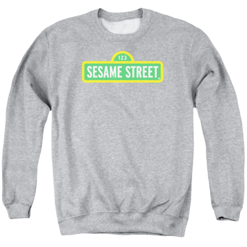 Sesame Street Logo - Men's Crewneck Sweatshirt Men's Crewneck Sweatshirt Sesame Street   