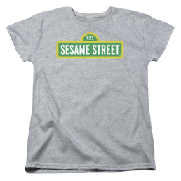 Sesame Street Logo Women's T-Shirt Women's T-Shirt Sesame Street   
