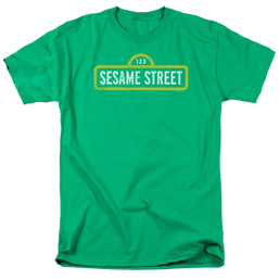 Sesame Street Rough Logo Men's Regular Fit T-Shirt Men's Regular Fit T-Shirt Sesame Street   