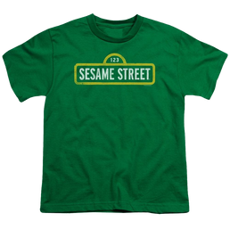 Sesame Street Rough Logo Youth T-Shirt (Ages 8-12) Youth T-Shirt (Ages 8-12) Sesame Street   