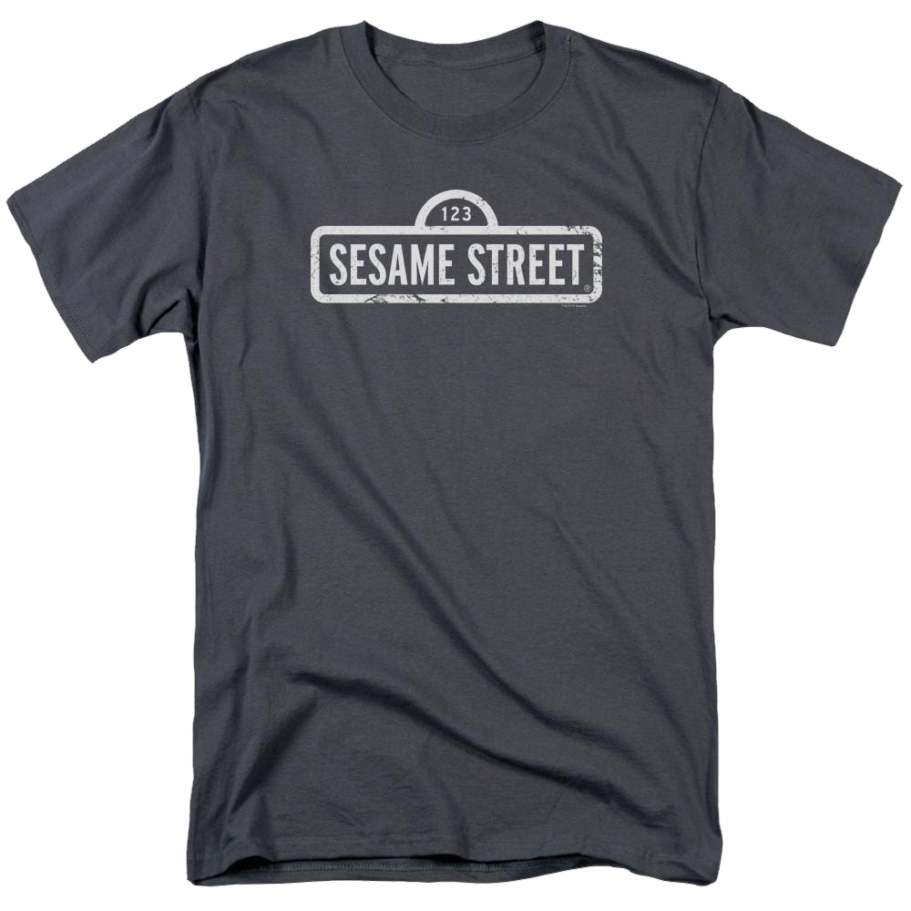 Sesame Street One Color Logo Men's Regular Fit T-Shirt Men's Regular Fit T-Shirt Sesame Street   