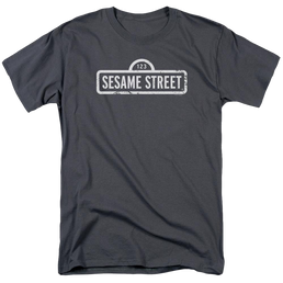 Sesame Street One Color Logo Men's Regular Fit T-Shirt Men's Regular Fit T-Shirt Sesame Street   