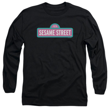 Sesame Street Alt Logo Men's Long Sleeve T-Shirt Men's Long Sleeve T-Shirt Sesame Street   