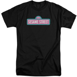 Sesame Street Alt Logo Men's Tall Fit T-Shirt Men's Tall Fit T-Shirt Sesame Street   