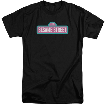 Sesame Street Alt Logo Men's Tall Fit T-Shirt Men's Tall Fit T-Shirt Sesame Street   