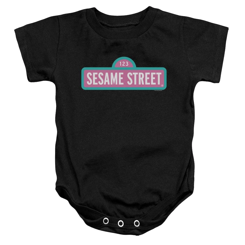 Sesame Street Alt Logo Baby Bodysuit Baby Bodysuit Sesame Street   