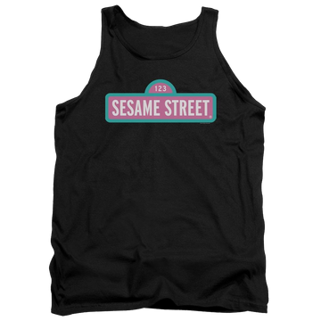 Sesame Street Alt Logo Men's Tank Men's Tank Sesame Street   