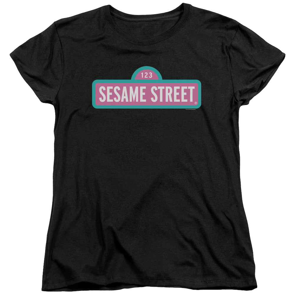 Sesame Street Alt Logo - Women's T-Shirt Women's T-Shirt Sesame Street   