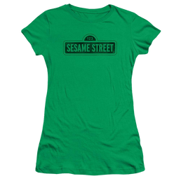 Sesame Street One Color Dark Juniors T-Shirt Juniors T-Shirt Sesame Street   