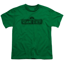 Sesame Street One Color Dark Youth T-Shirt (Ages 8-12) Youth T-Shirt (Ages 8-12) Sesame Street   