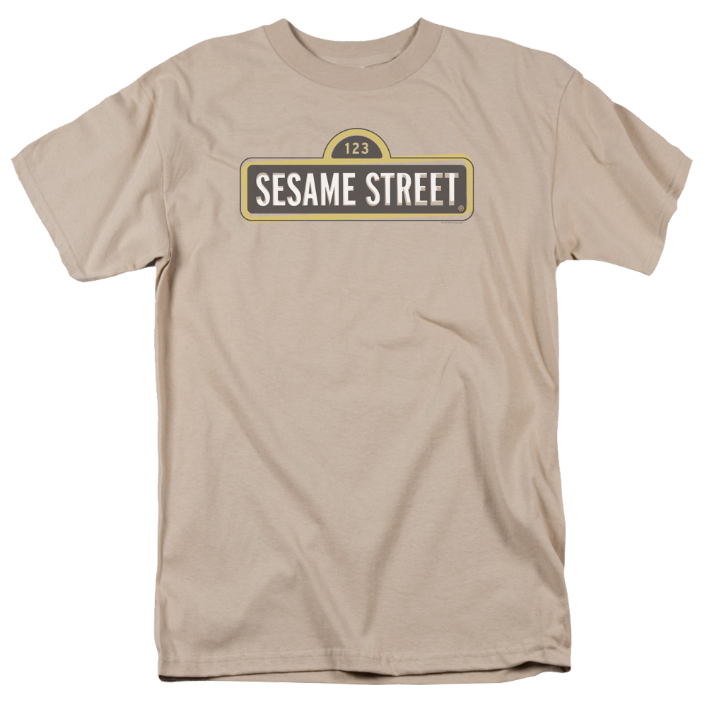 Sesame Street Tilted Logo Men's Regular Fit T-Shirt Men's Regular Fit T-Shirt Sesame Street   
