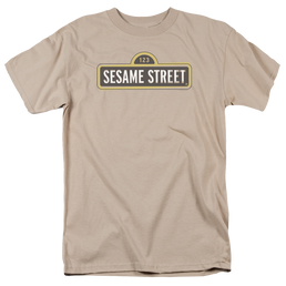 Sesame Street Tilted Logo Men's Regular Fit T-Shirt Men's Regular Fit T-Shirt Sesame Street   
