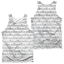 Sesame Street Bw Pattern Men's All Over Print Tank Men's All Over Print Tank Sesame Street   