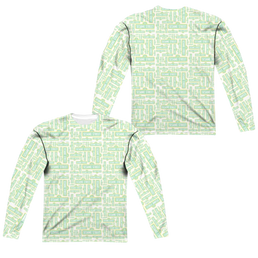 Sesame Street Puzzle Pattern Men's All-Over Print T-Shirt Men's All-Over Print Long Sleeve Sesame Street   
