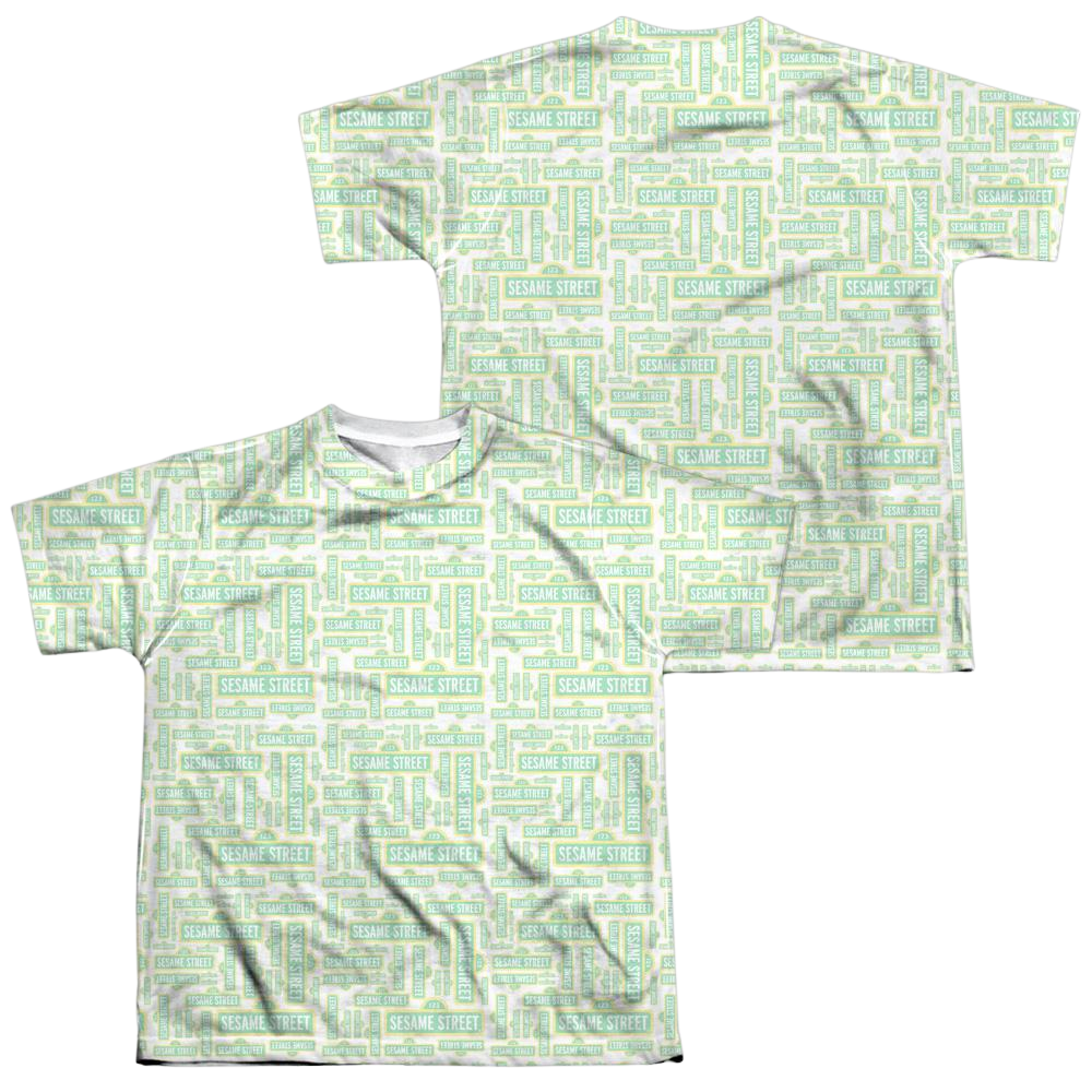Sesame Street Puzzle Pattern Youth All-Over Print T-Shirt (Ages 8-12) Youth All-Over Print T-Shirt (Ages 8-12) Sesame Street   