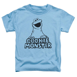 Sesame Street Vintage Cookie Monster Toddler T-Shirt Toddler T-Shirt Sesame Street   