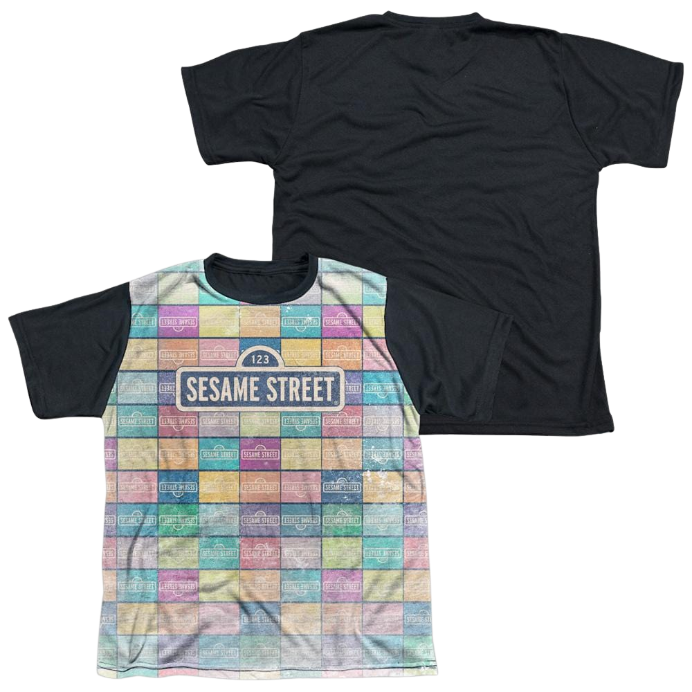 Sesame Street Color Block Youth Black Back T-Shirt (Ages 8-12) Youth Black Back T-Shirt (Ages 8-12) Sesame Street   