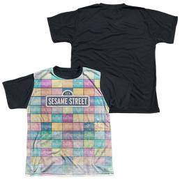 Sesame Street Color Block Youth Black Back T-Shirt (Ages 8-12) Youth Black Back T-Shirt (Ages 8-12) Sesame Street   