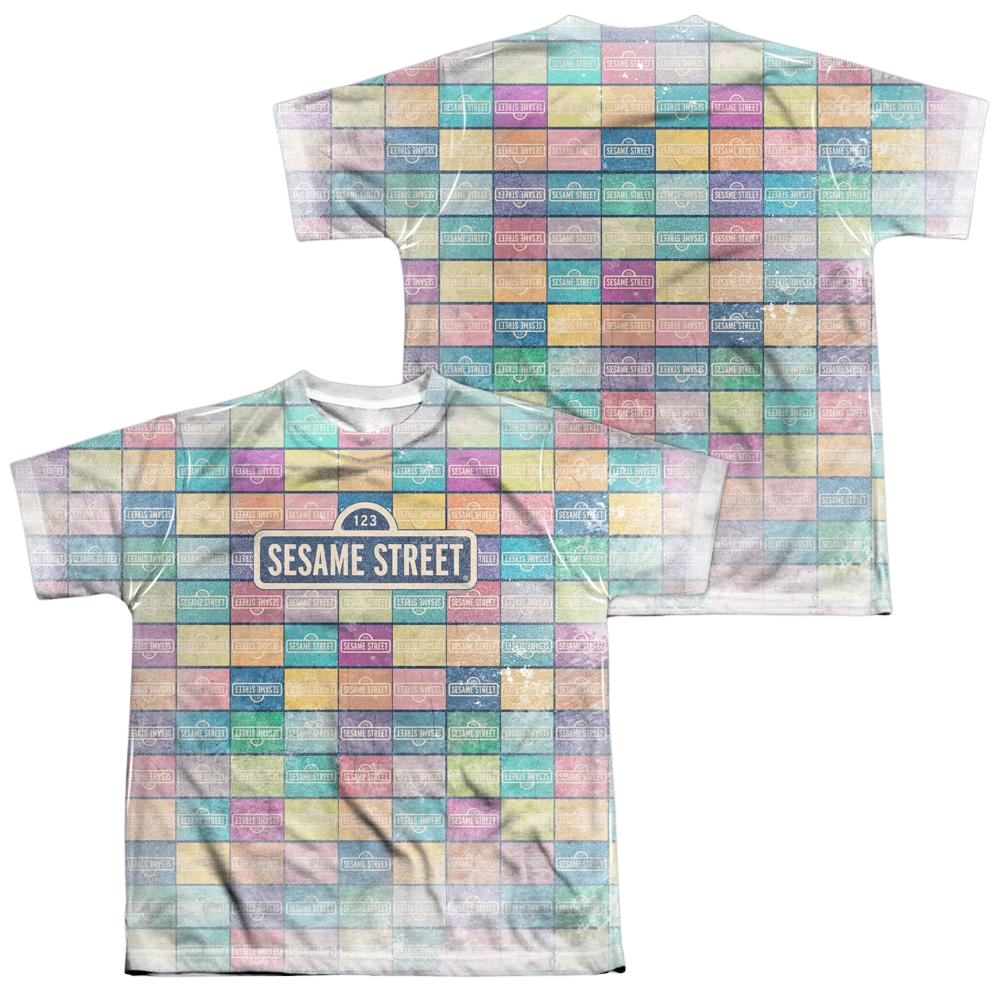 Sesame Street Color Block Youth All-Over Print T-Shirt (Ages 8-12) Youth All-Over Print T-Shirt (Ages 8-12) Sesame Street   