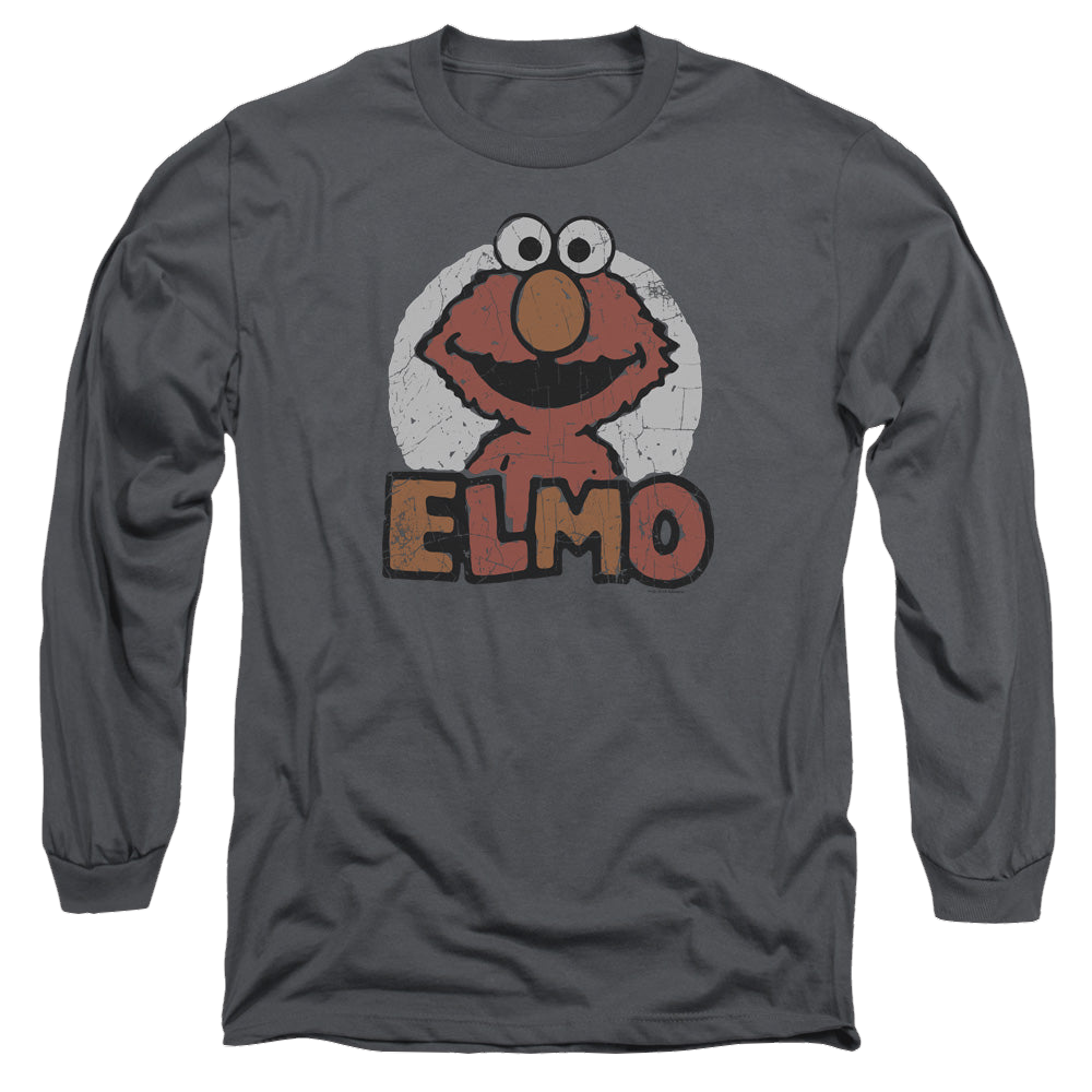 Sesame Street Elmo Name - Men's Long Sleeve T-Shirt Men's Long Sleeve T-Shirt Sesame Street   