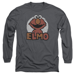 Sesame Street Elmo Name - Men's Long Sleeve T-Shirt Men's Long Sleeve T-Shirt Sesame Street   