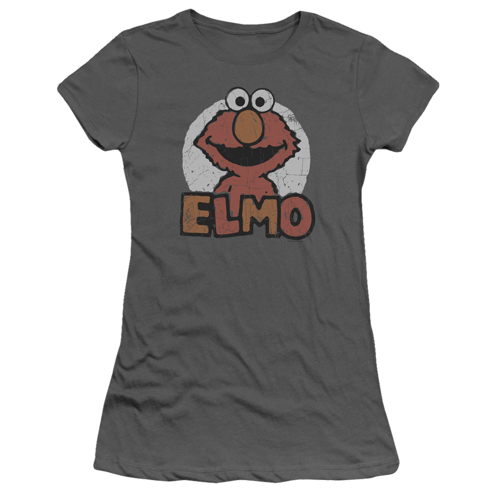 Sesame Street Elmo Name - Juniors T-Shirt Juniors T-Shirt Sesame Street   