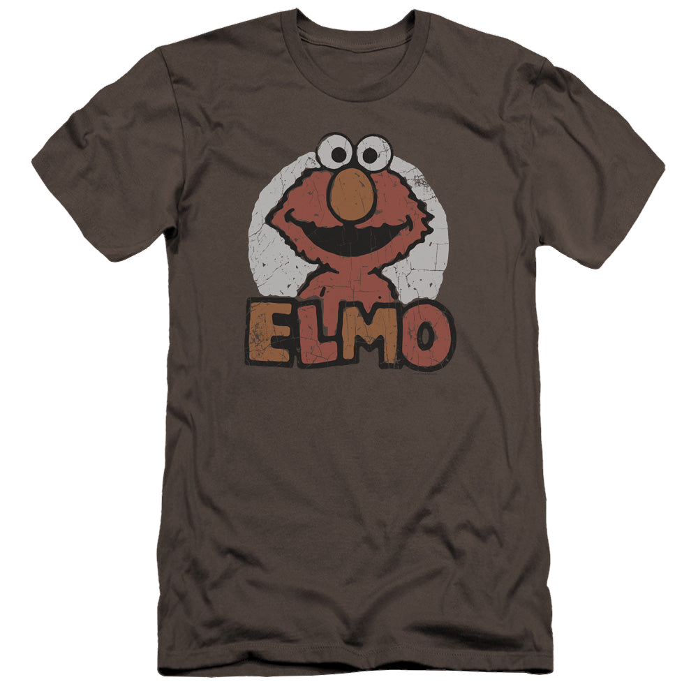 Sesame Street Elmo Name - Men's Premium Slim Fit T-Shirt Men's Premium Slim Fit T-Shirt Sesame Street   