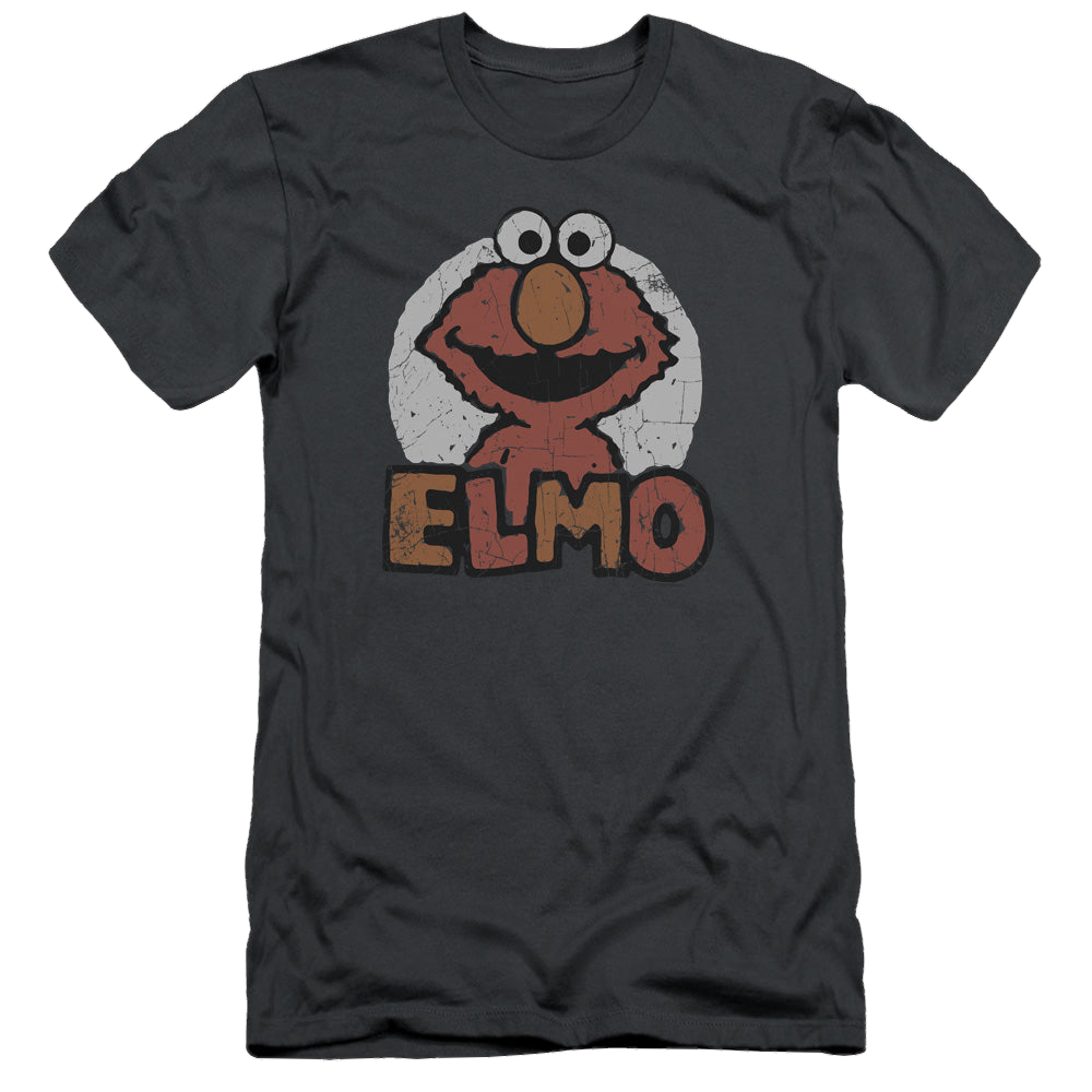 Sesame Street Elmo Name - Men's Slim Fit T-Shirt Men's Slim Fit T-Shirt Sesame Street   