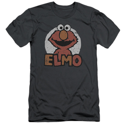 Sesame Street Elmo Name - Men's Slim Fit T-Shirt Men's Slim Fit T-Shirt Sesame Street   