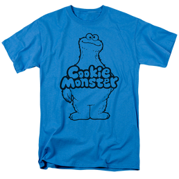 Sesame Street Cookie Body - Men's Regular Fit T-Shirt Men's Regular Fit T-Shirt Sesame Street   