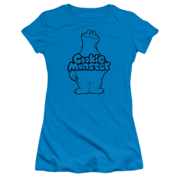Sesame Street Cookie Body Juniors T-Shirt Juniors T-Shirt Sesame Street   