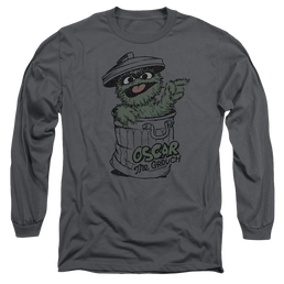 Sesame Street Early Grouch Men's Long Sleeve T-Shirt Men's Long Sleeve T-Shirt Sesame Street   