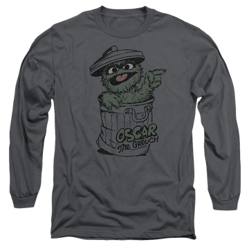 Sesame Street Early Grouch Men's Long Sleeve T-Shirt Men's Long Sleeve T-Shirt Sesame Street   