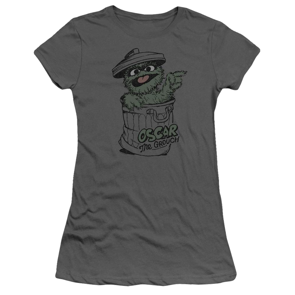 Sesame Street Early Grouch Juniors T-Shirt Juniors T-Shirt Sesame Street   