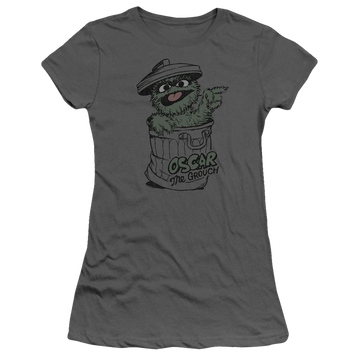 Sesame Street Early Grouch Juniors T-Shirt Juniors T-Shirt Sesame Street   