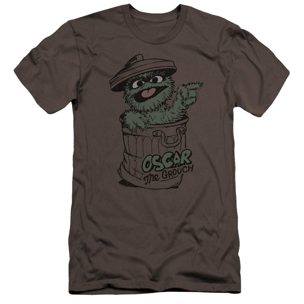Sesame Street Early Grouch Men's Premium Slim Fit T-Shirt Men's Premium Slim Fit T-Shirt Sesame Street   