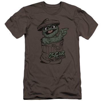 Sesame Street Early Grouch Men's Premium Slim Fit T-Shirt Men's Premium Slim Fit T-Shirt Sesame Street   