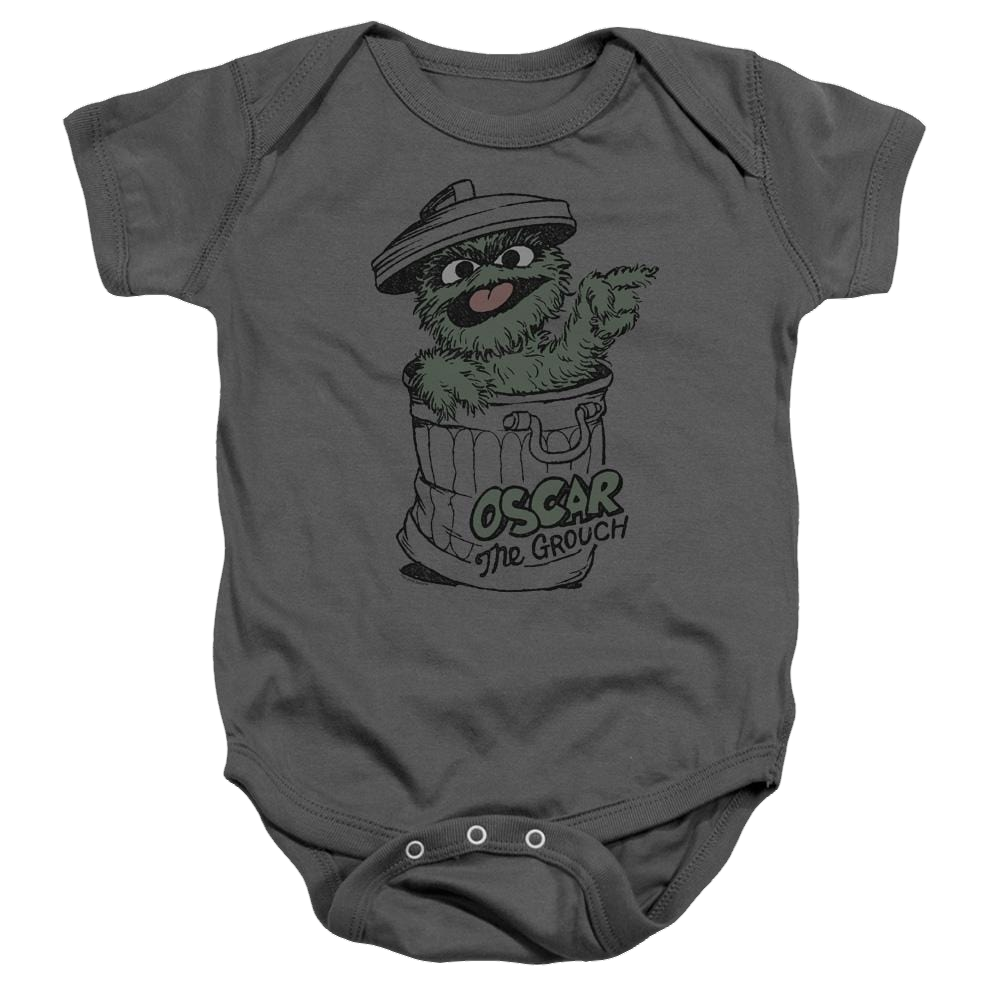 Sesame Street Early Grouch Baby Bodysuit Baby Bodysuit Sesame Street   