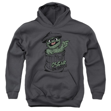 Sesame Street Early Grouch Youth Hoodie (Ages 8-12) Youth Hoodie (Ages 8-12) Sesame Street   