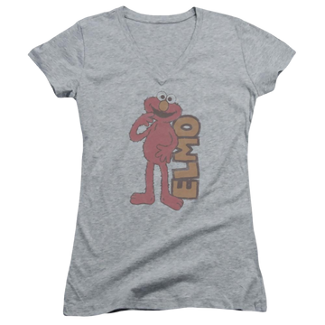 Sesame Street Vintage Elmo Juniors V-Neck T-Shirt Juniors V-Neck T-Shirt Sesame Street   