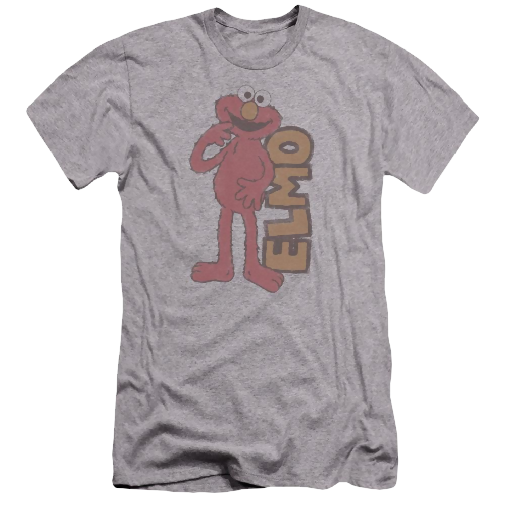 Sesame Street Vintage Elmo Men's Premium Slim Fit T-Shirt Men's Premium Slim Fit T-Shirt Sesame Street   